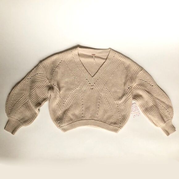 Free People S All Day Long V Neck Sweater - Picture 4 of 13